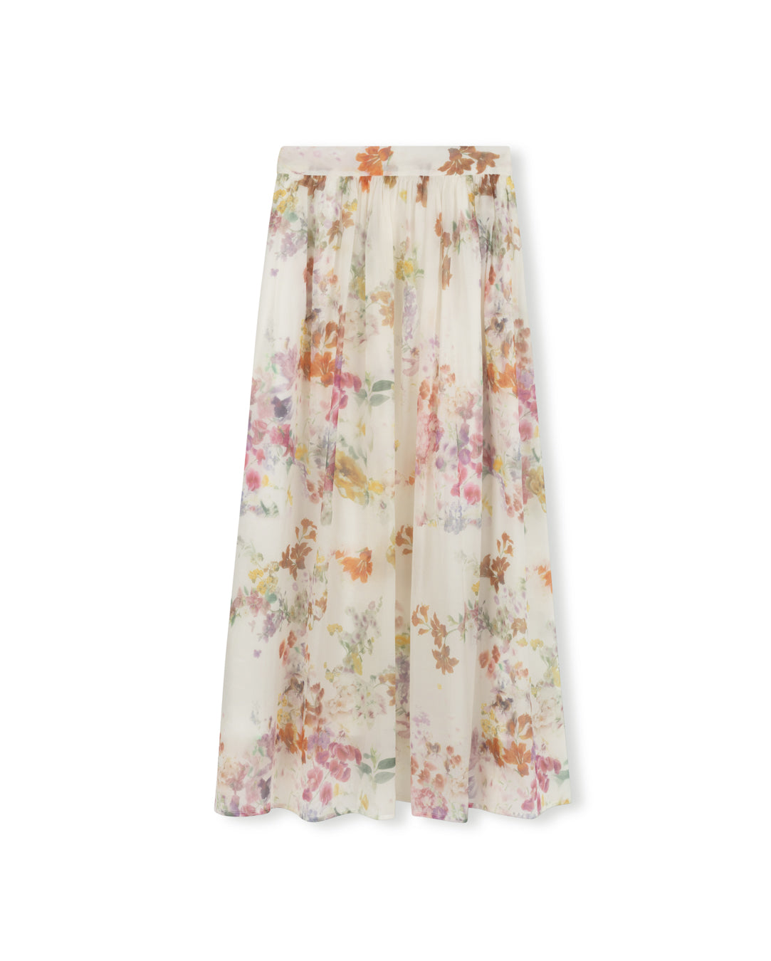 Floral Gathered Skirt