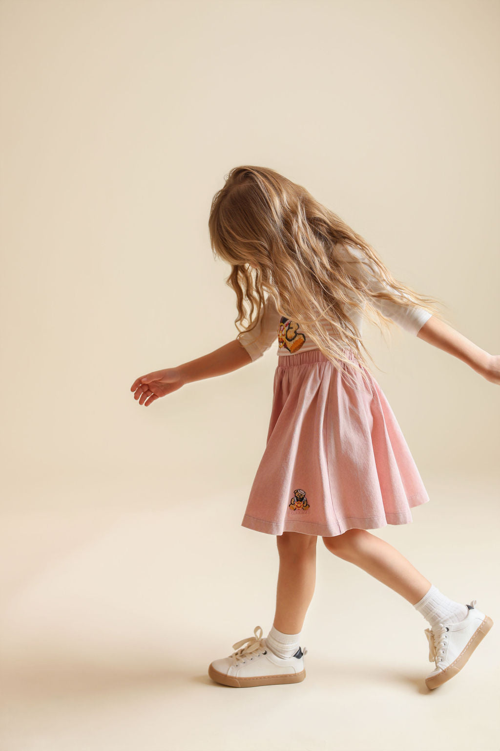 Teddy Bear Detailed Skirt