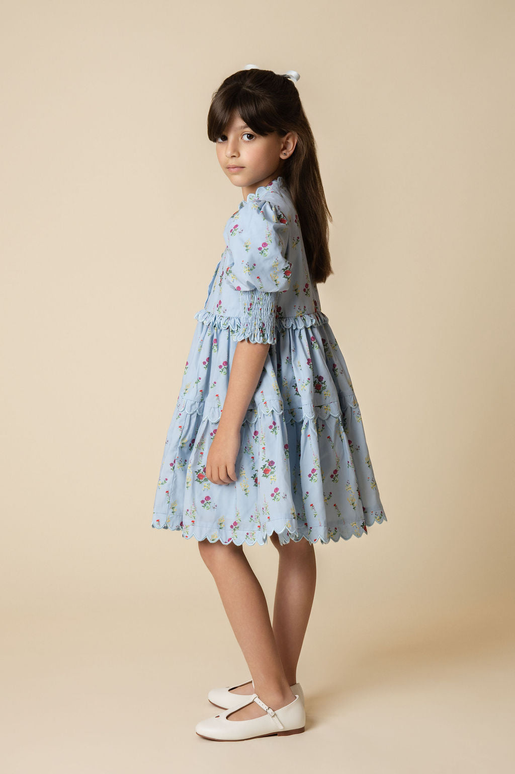 Floral Bundle Print Dress