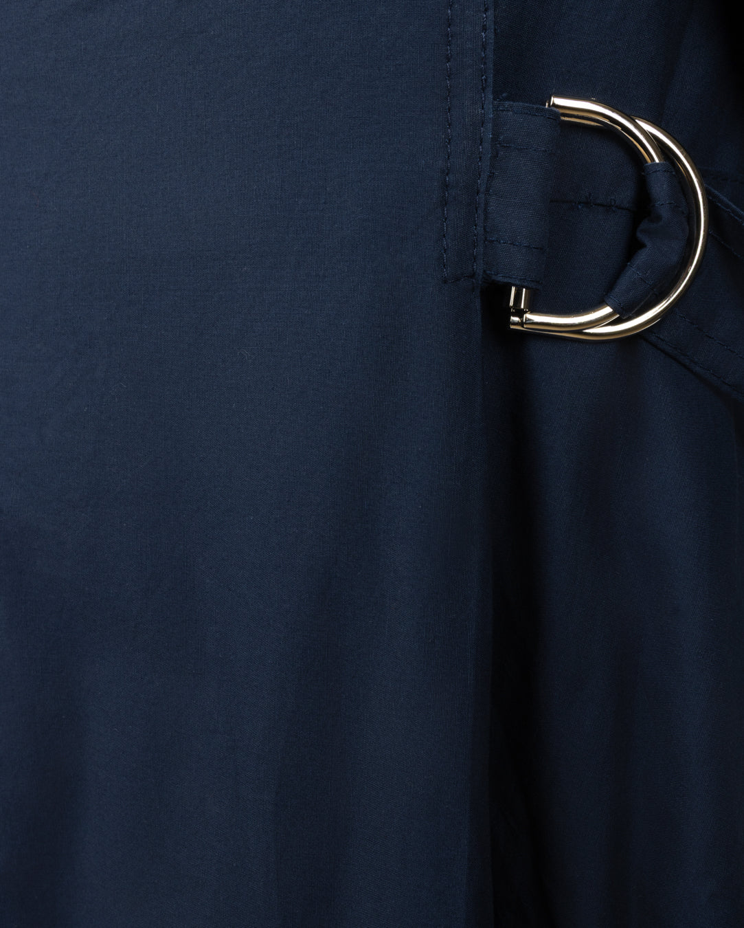 Poplin Striped Cape Sleeve Dress