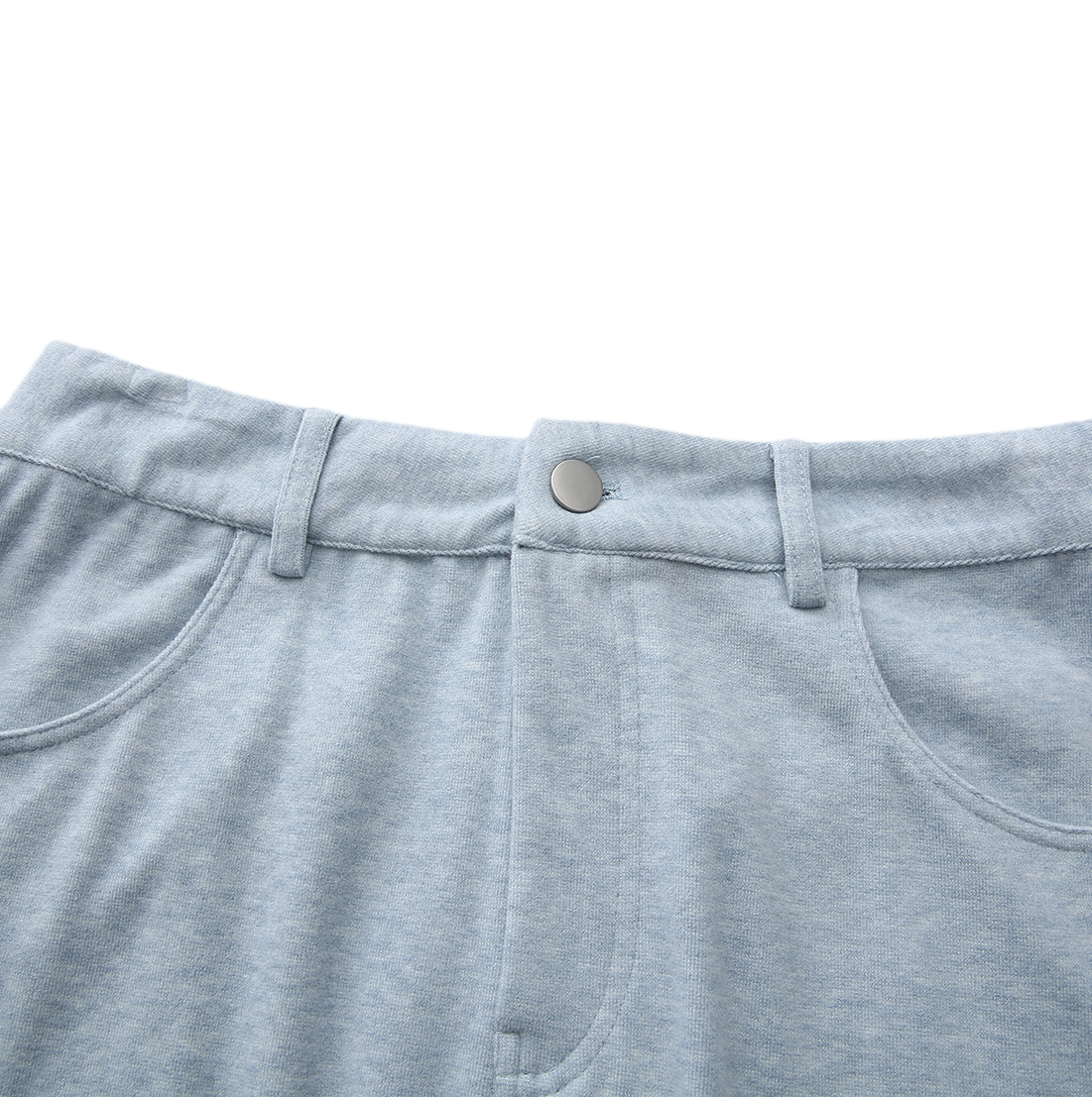 Alva Straight Front Fly thin Skirt