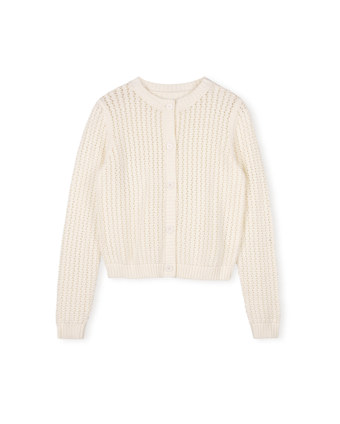 Open Knit Crop Cardigan W-17958