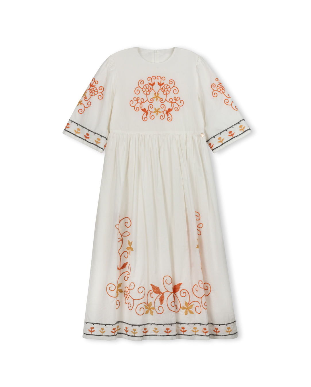 Fine Embroidered Design Dress