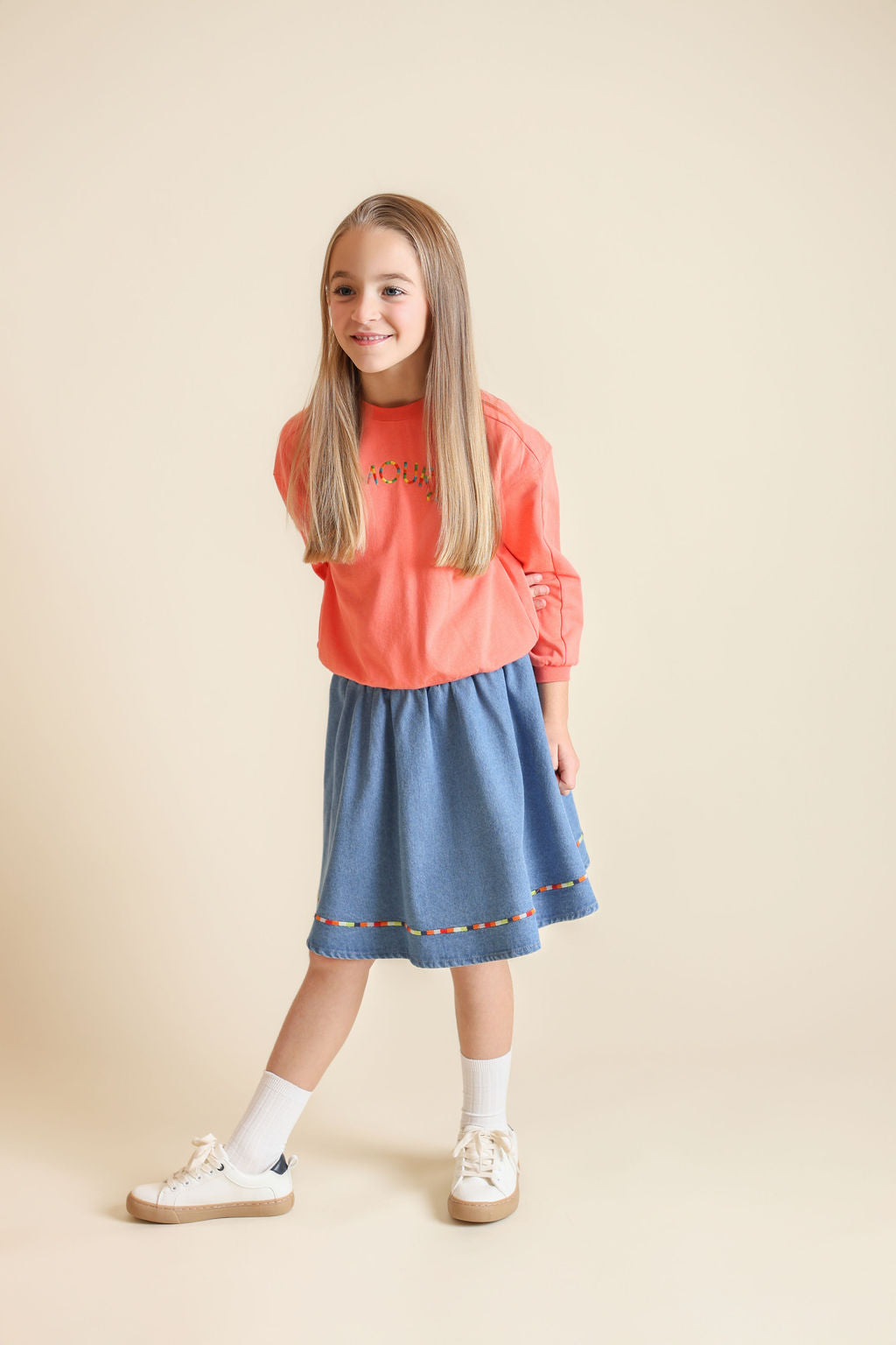 Exposed Seam Detailed Tee - Junees