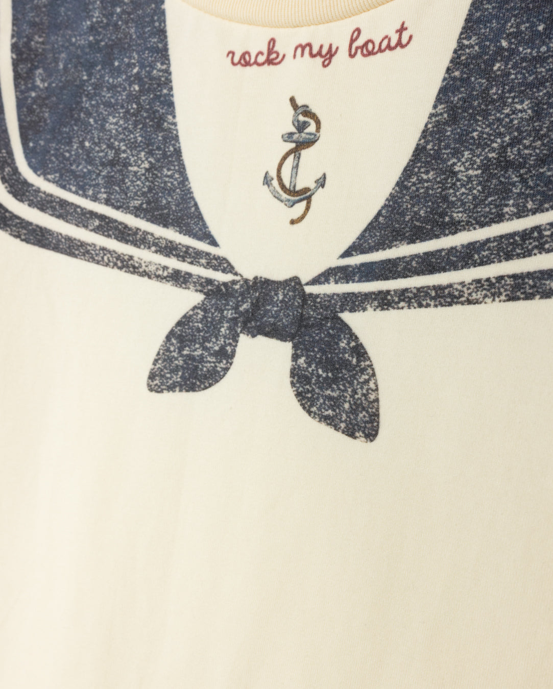 Flake Collar Detail Tee