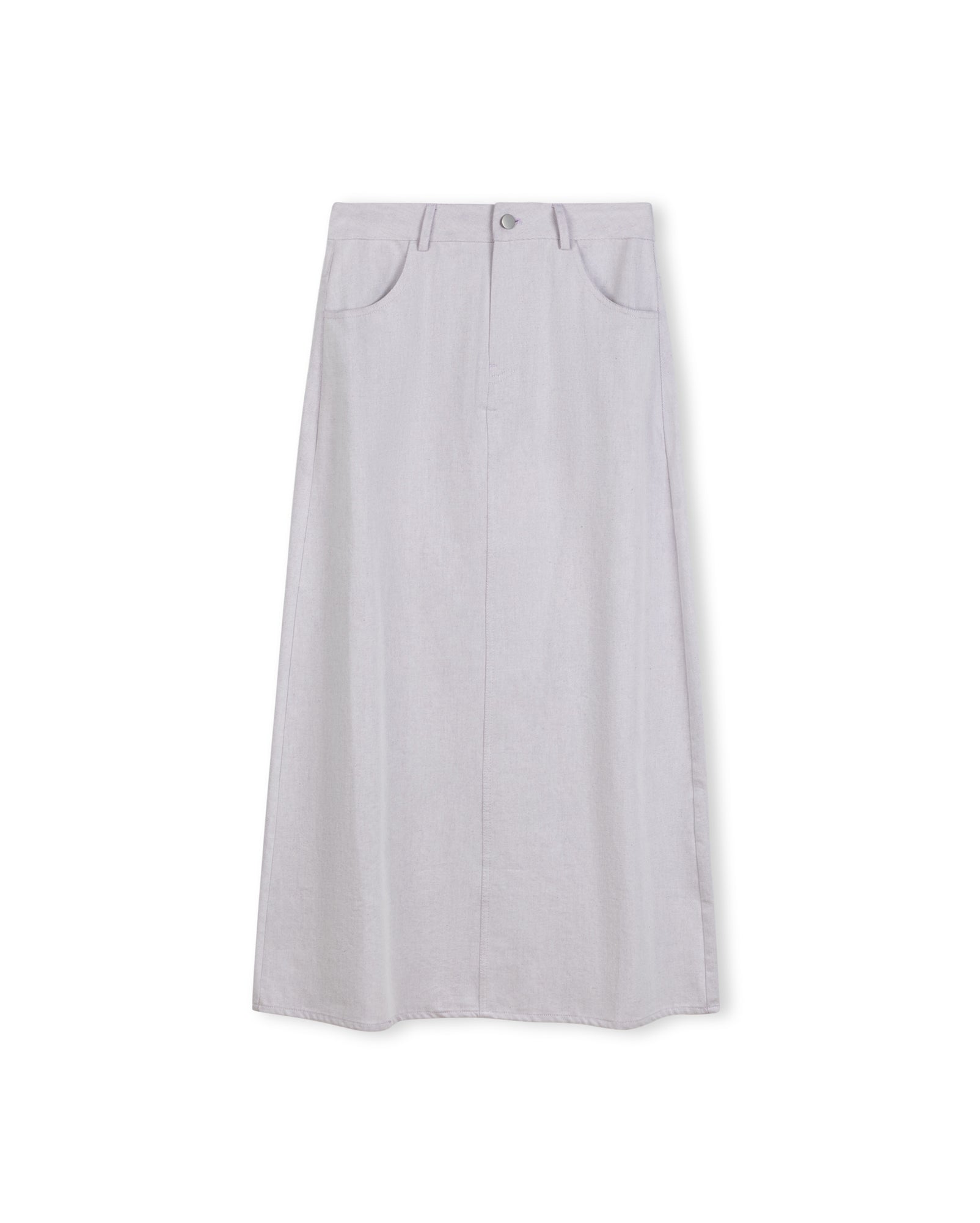 Denim Straight Fly Front Skirt - Junees