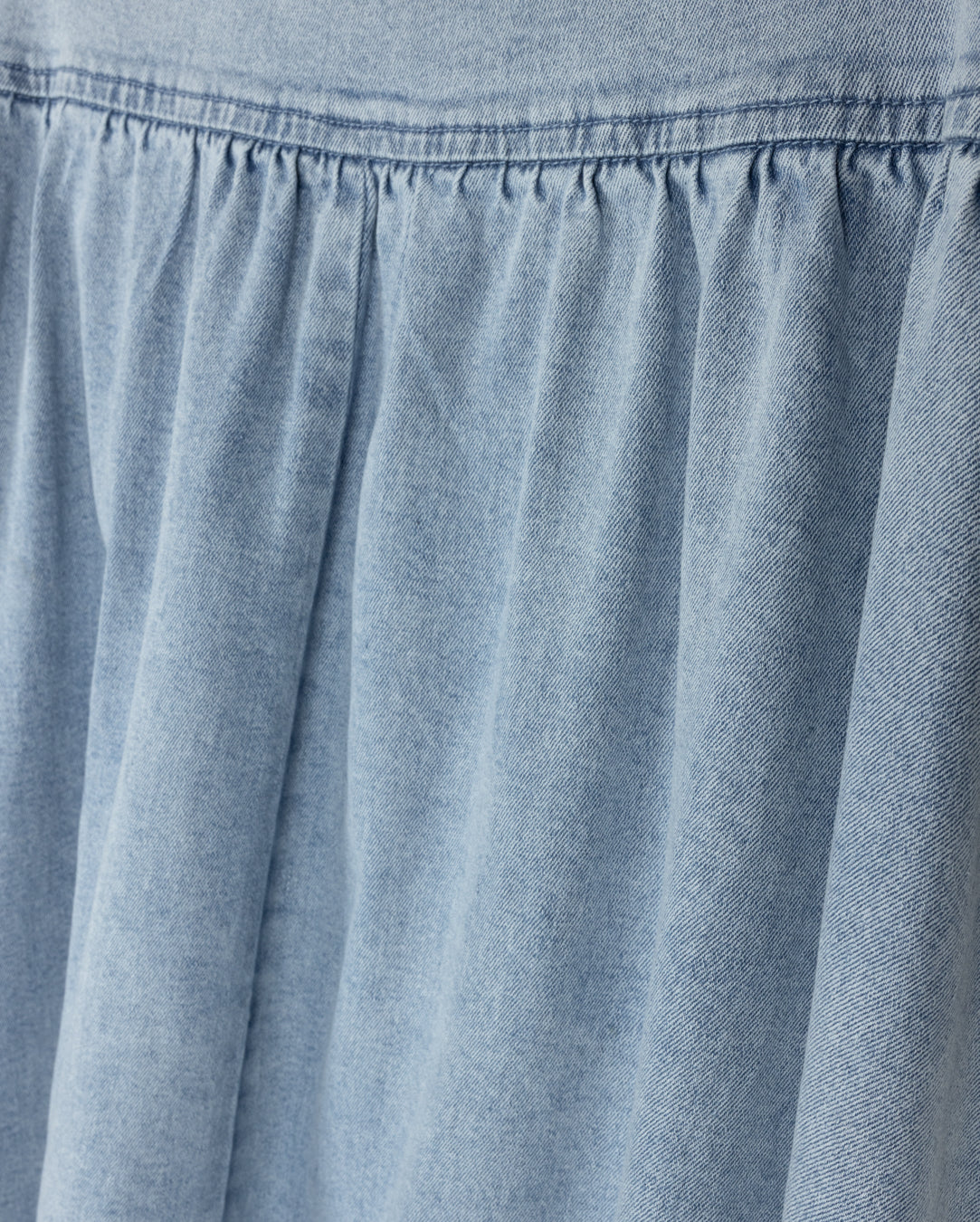Denim Flared Skirt