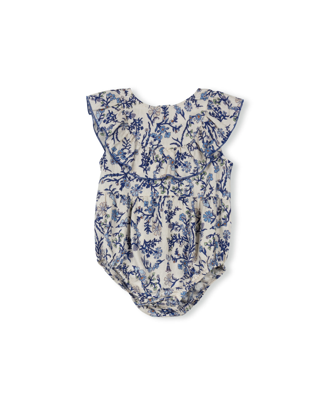 Garden Printed Ruffle Romper