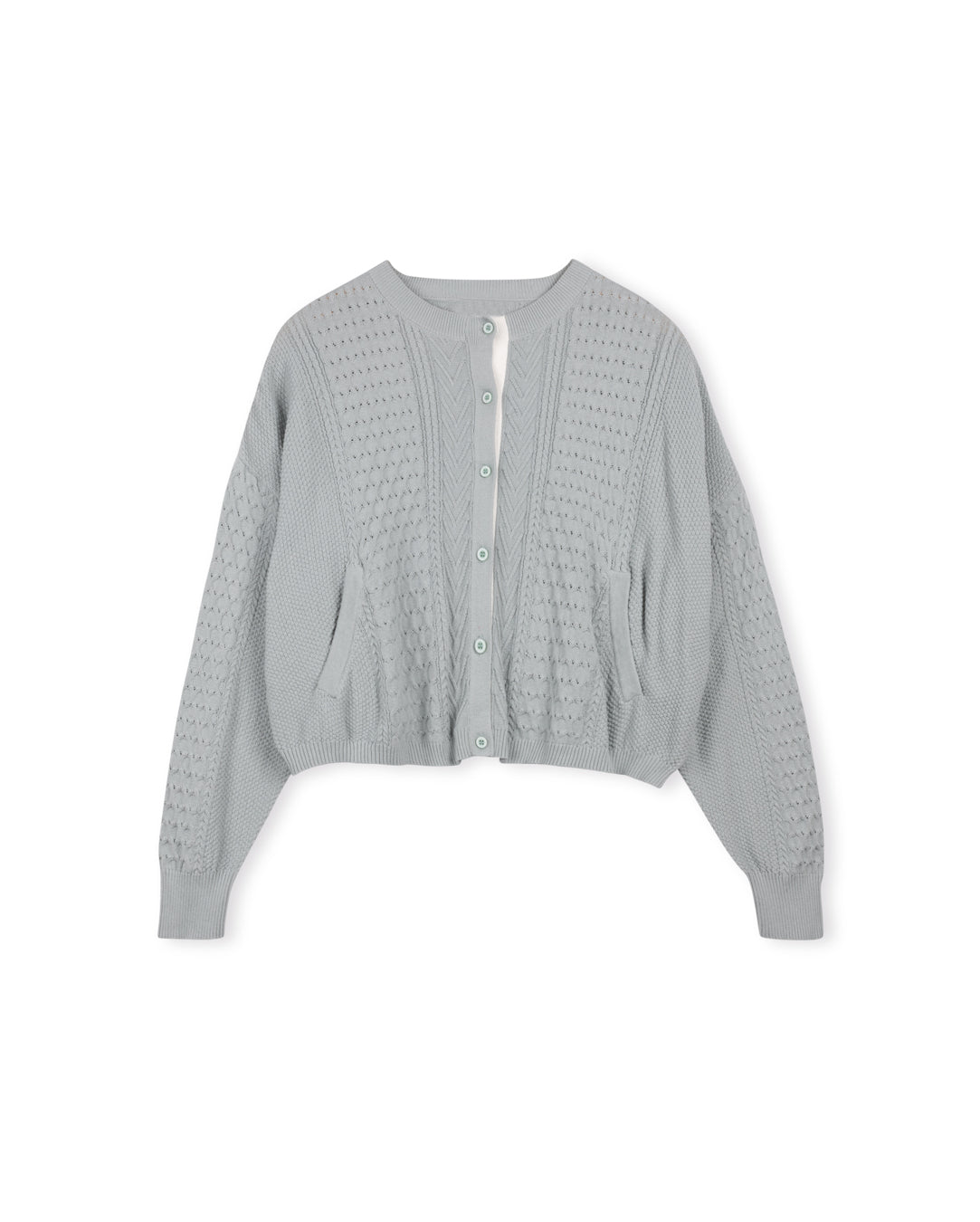 Textured Cardigan W-18142