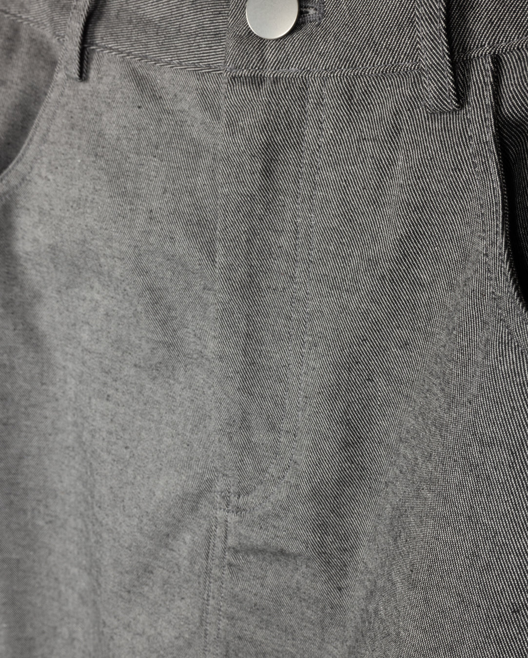 Denim Straight Fly Front Skirt