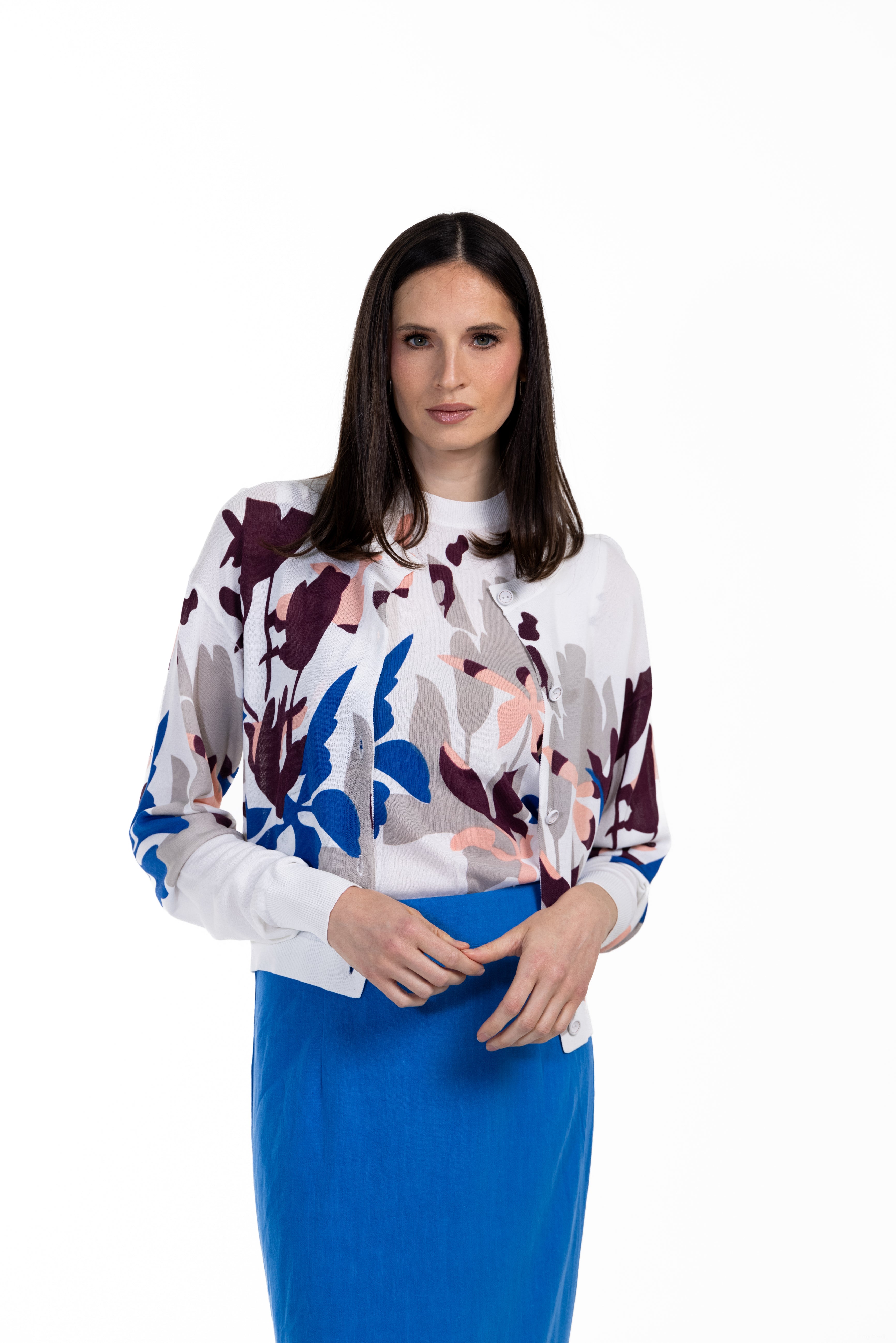 Blanche Printed Tank W-17008