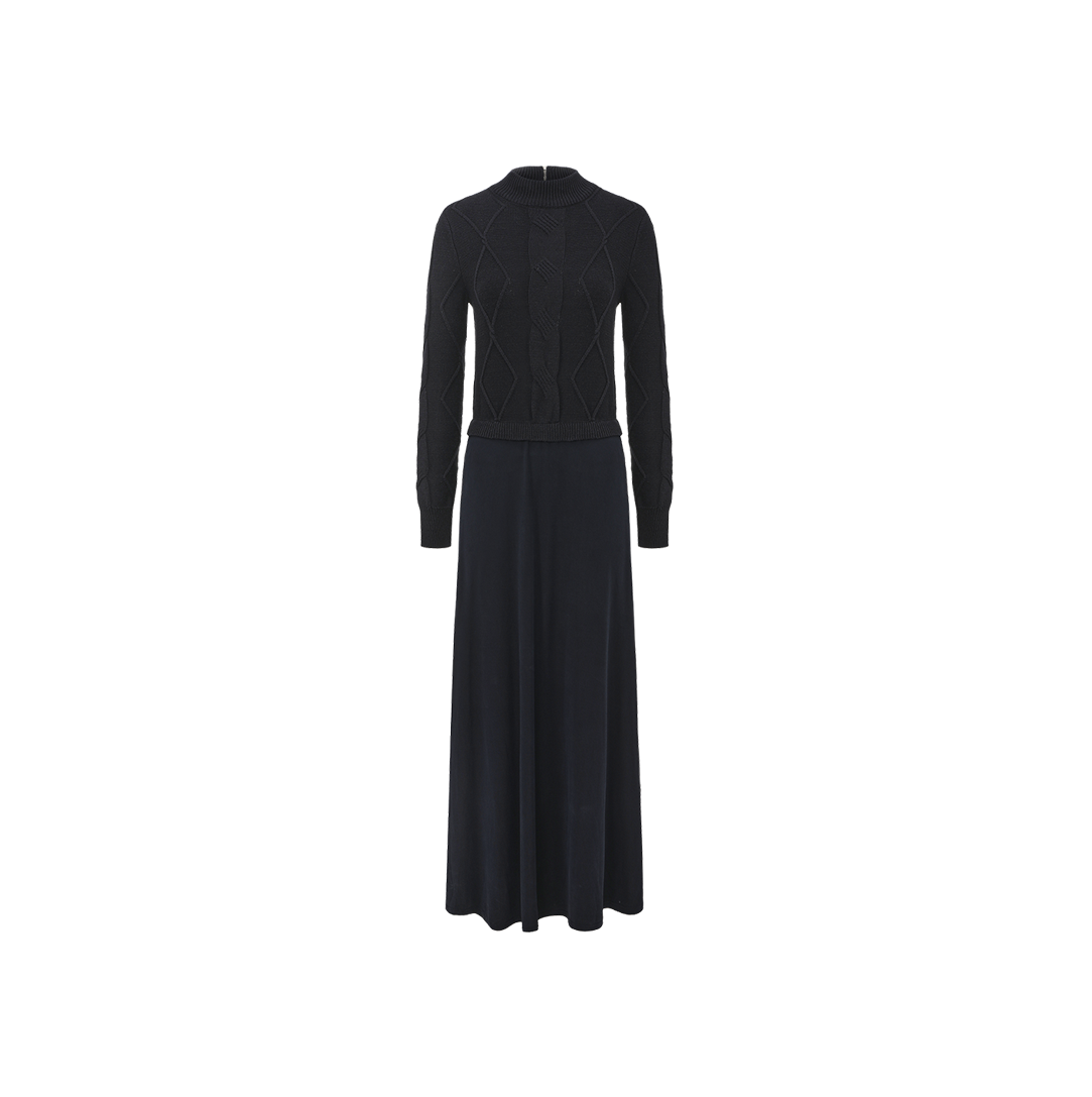 Knit Cupro Combo Jumper