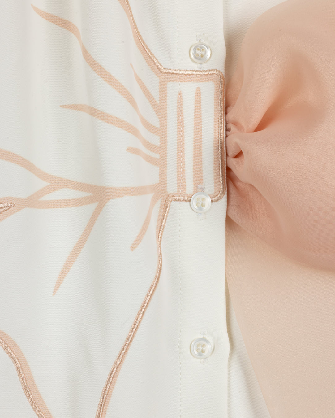 Combo A-line Pop Up Bow Blouse