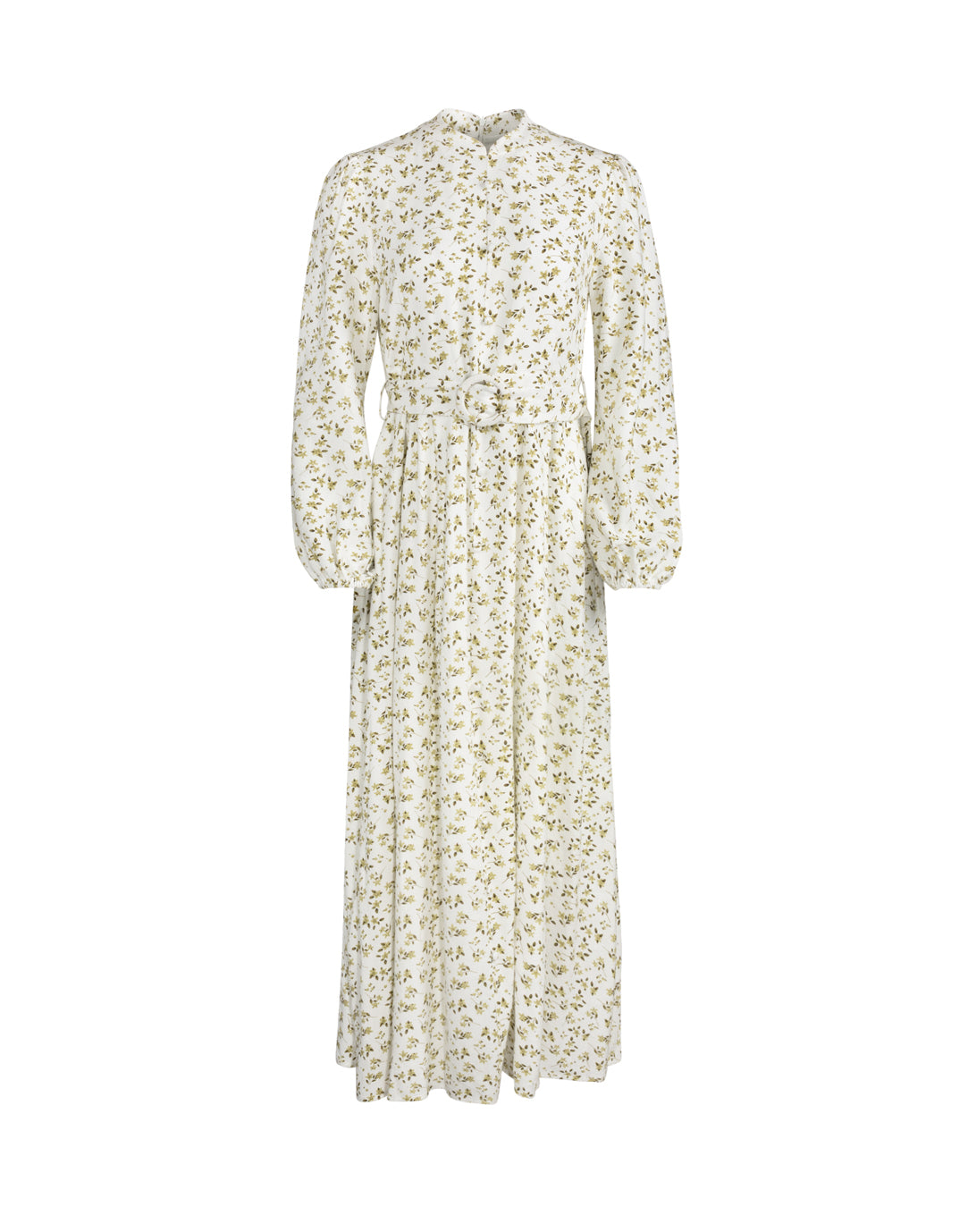 Floral Printed Flowy Linen Dress