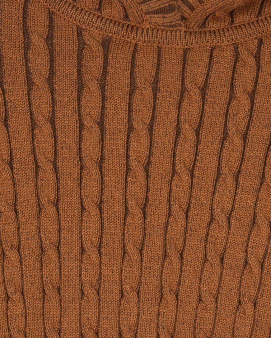 Leon Cable Knit Hoodie