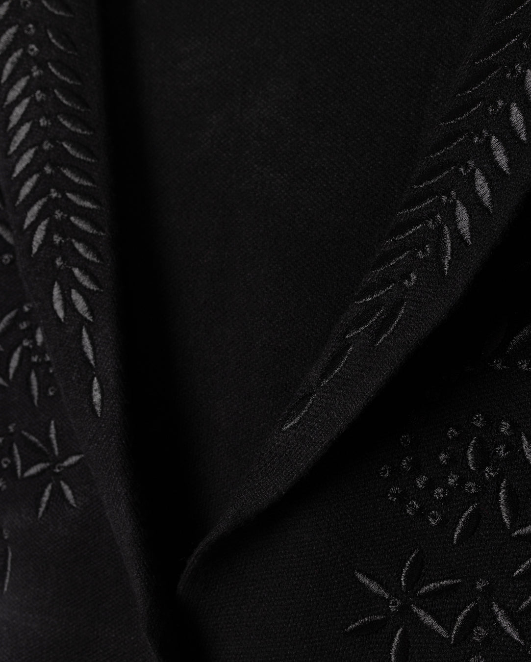 Knit Embroidered Crop Blazer