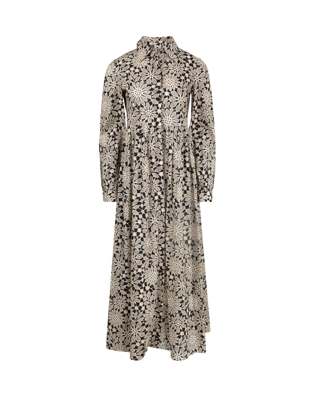 Poplin Floral Pleat Dress - Junees