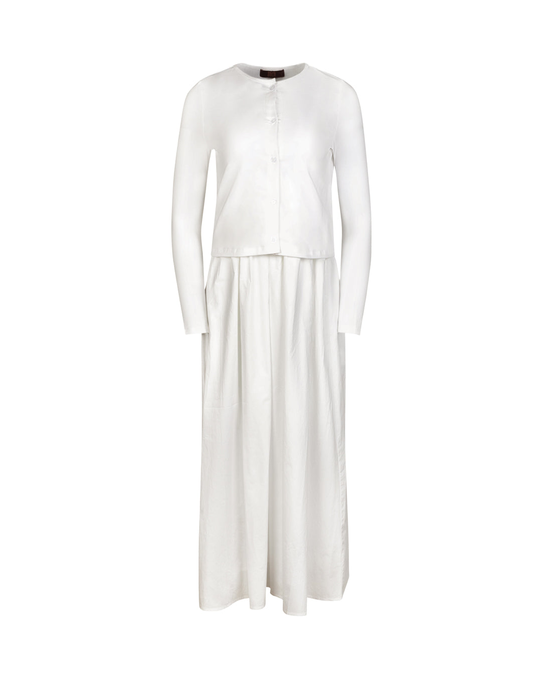 T-Shirt And Poplin Jumper - Junees