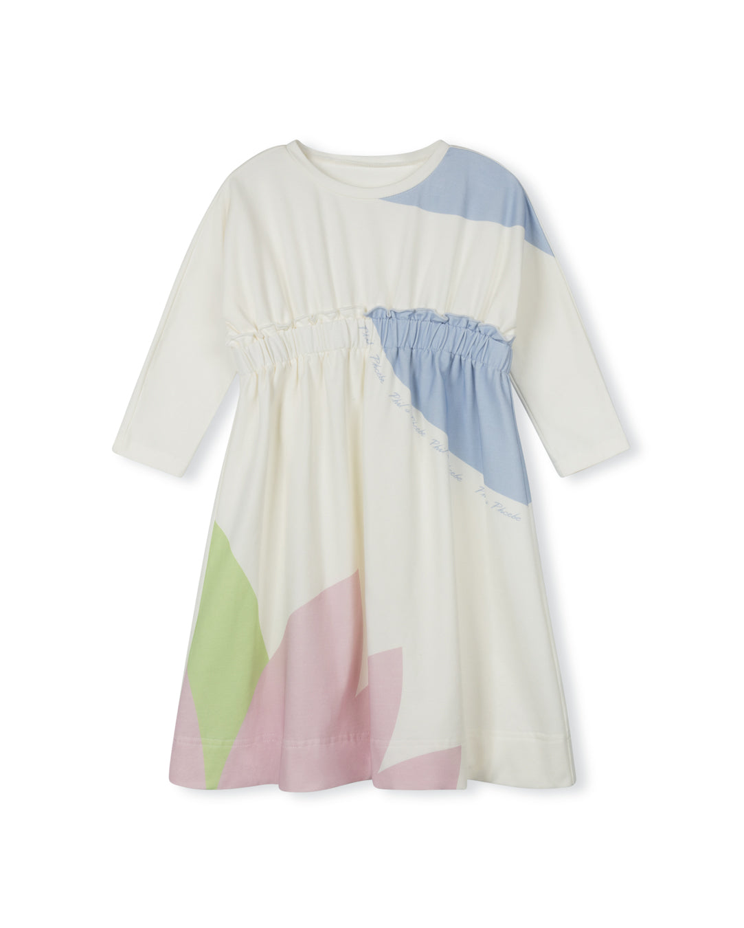 Petal Trim Waisted Dress