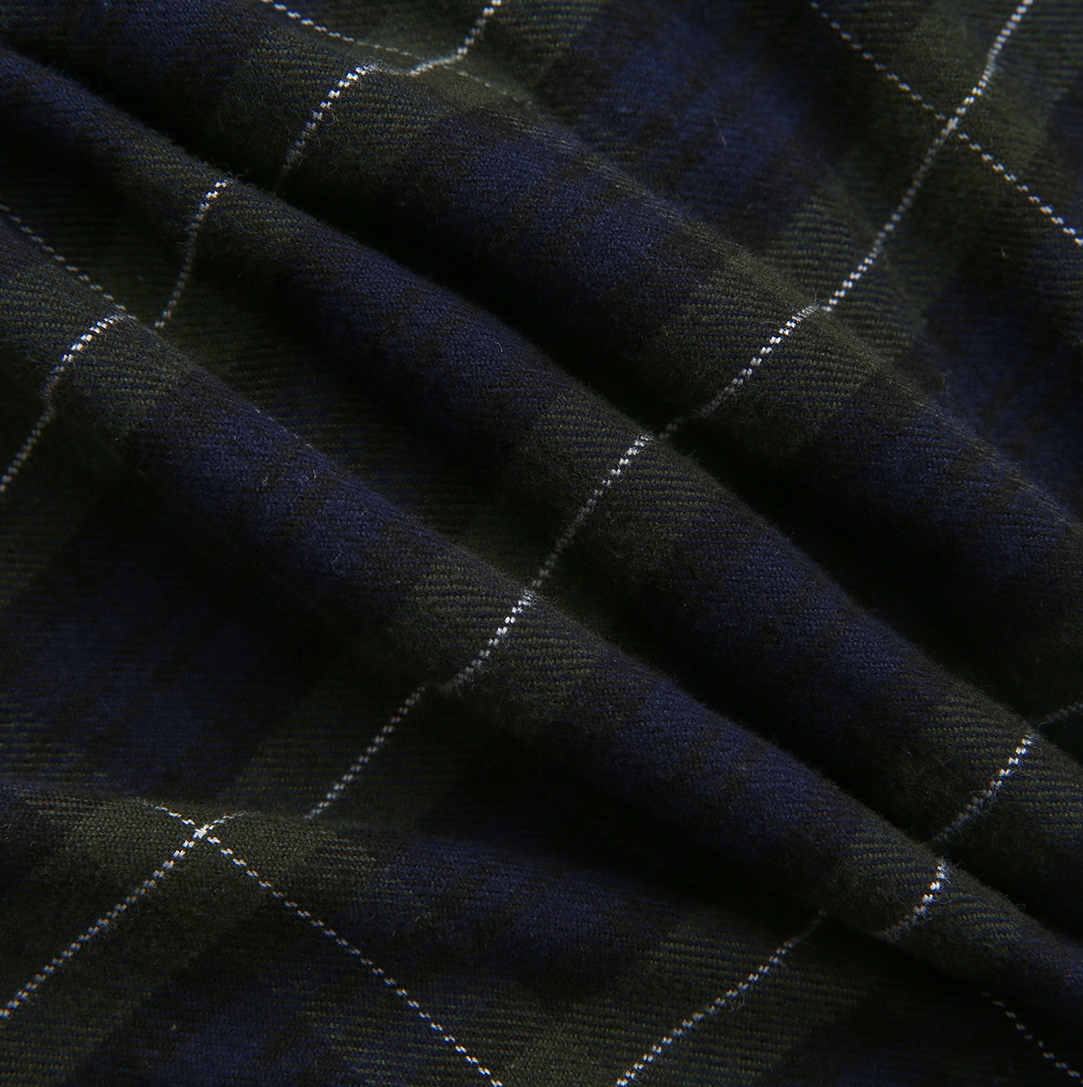 Tanvi Plaid Pocket Button Skirt