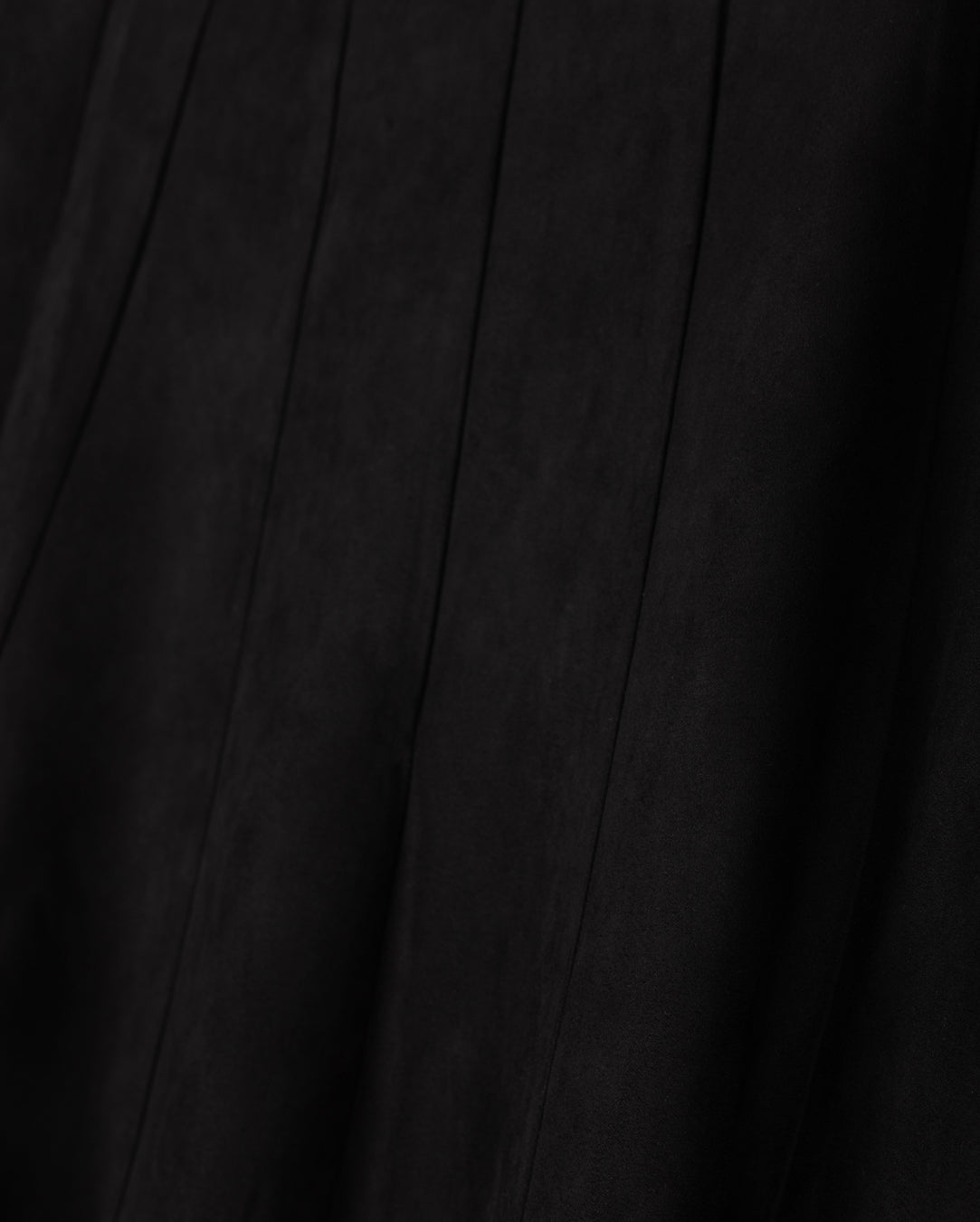 Suede Paneled Maxi Skirt