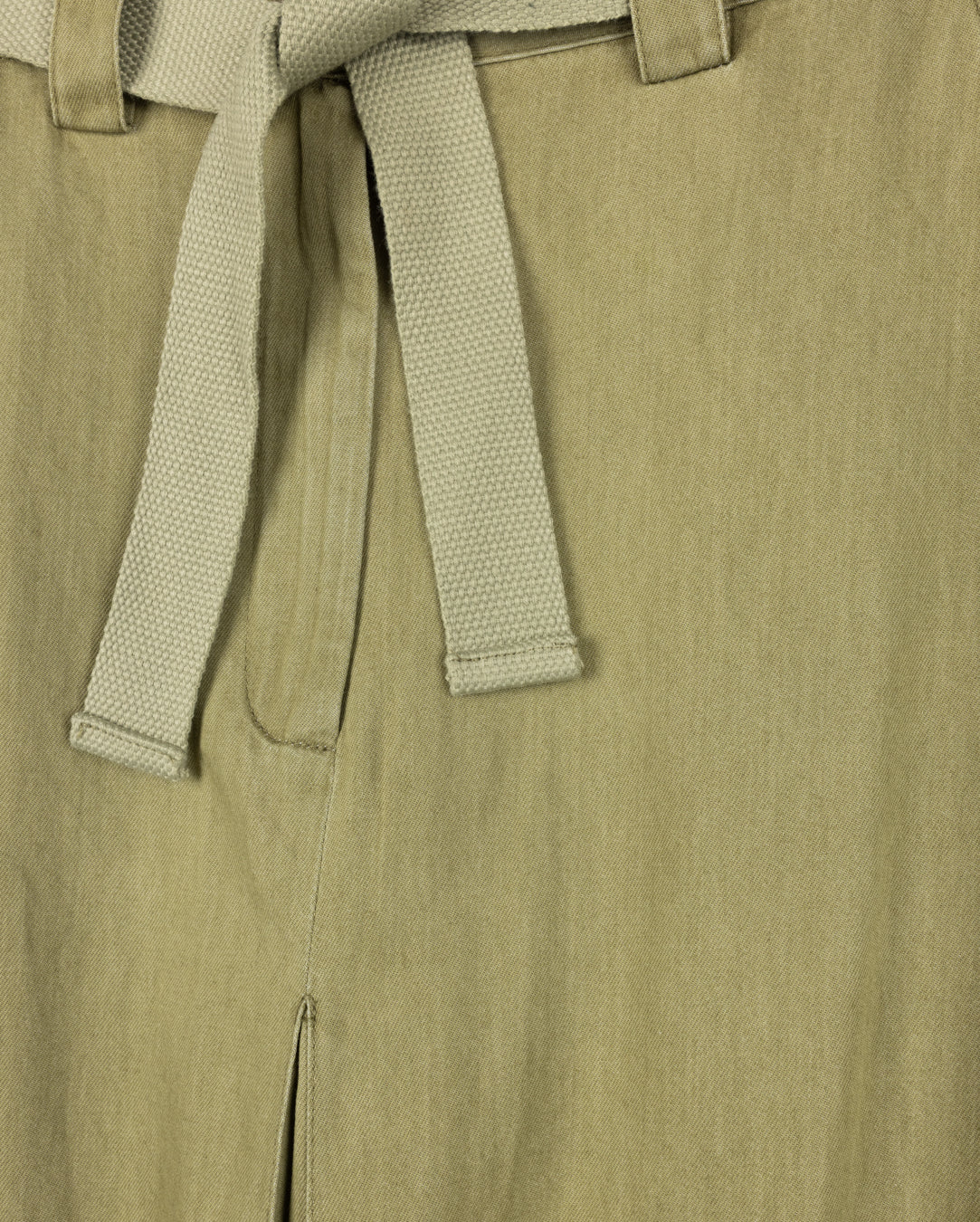 Denim Front Kick Pleat Skirt