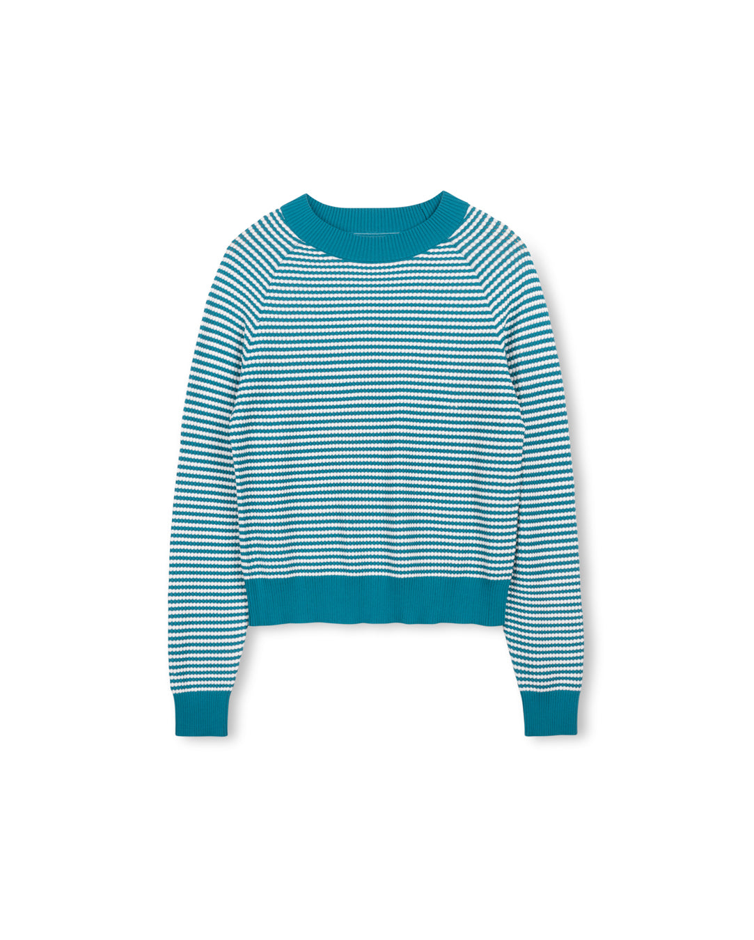 Waffle Knit Stripe Top