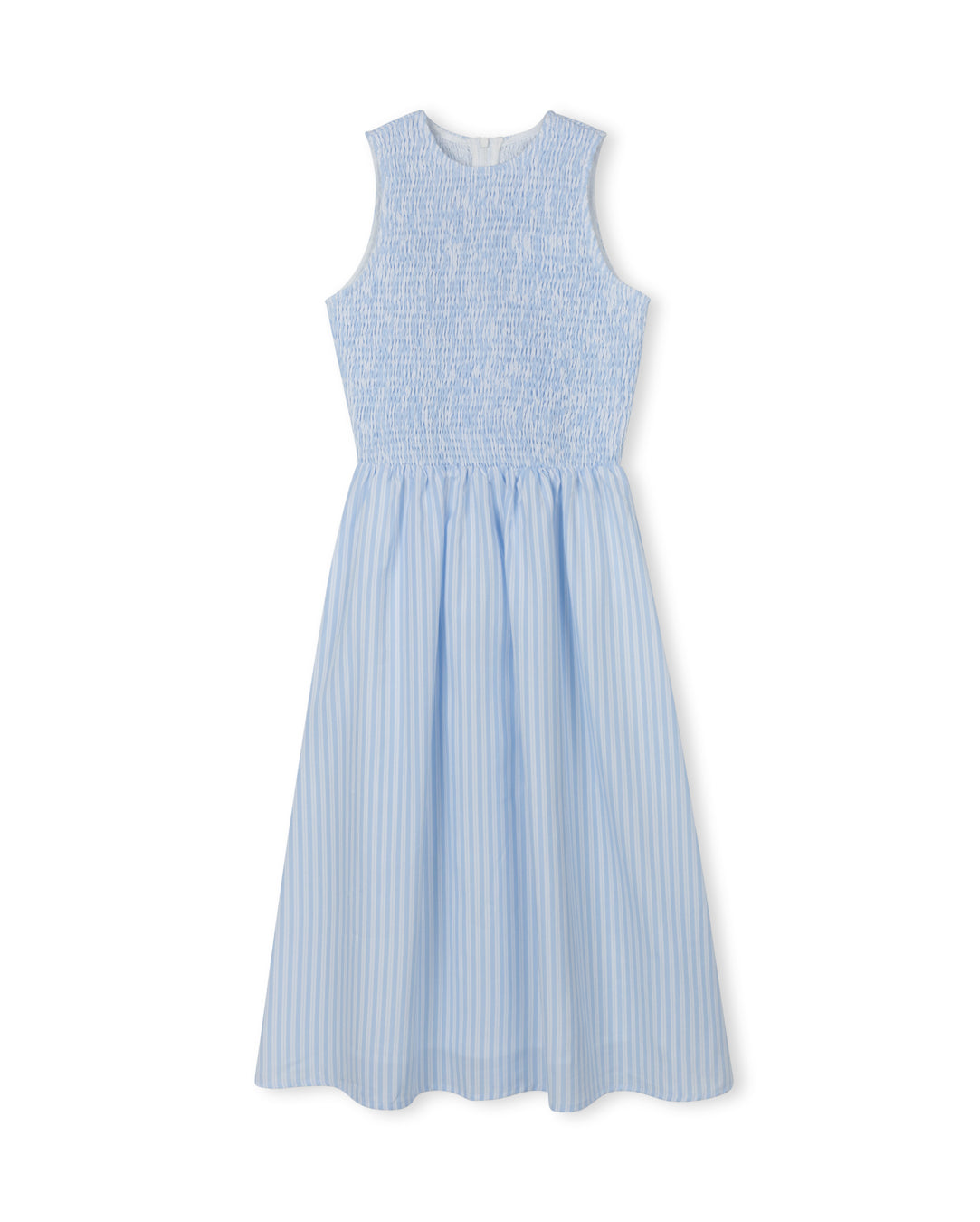 Slim Smocked Stripe Jumper