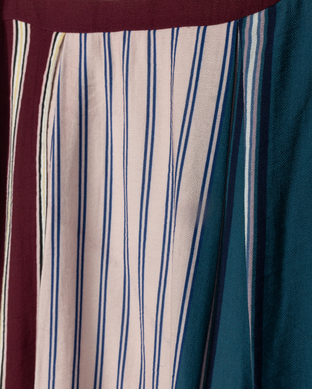 Rane Mixed Pinstriped Skirt