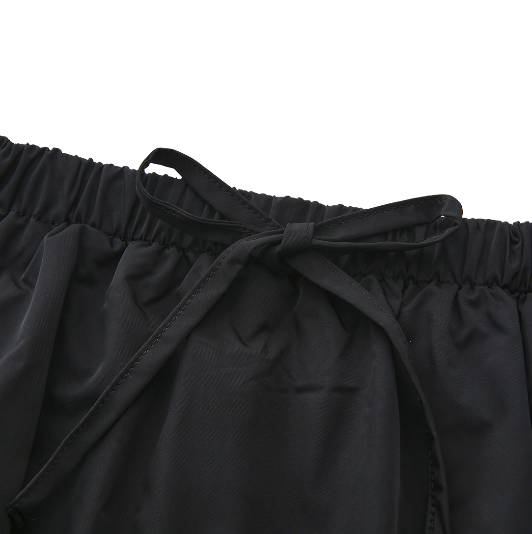 Raincoat Elastic Drawstring Skirt