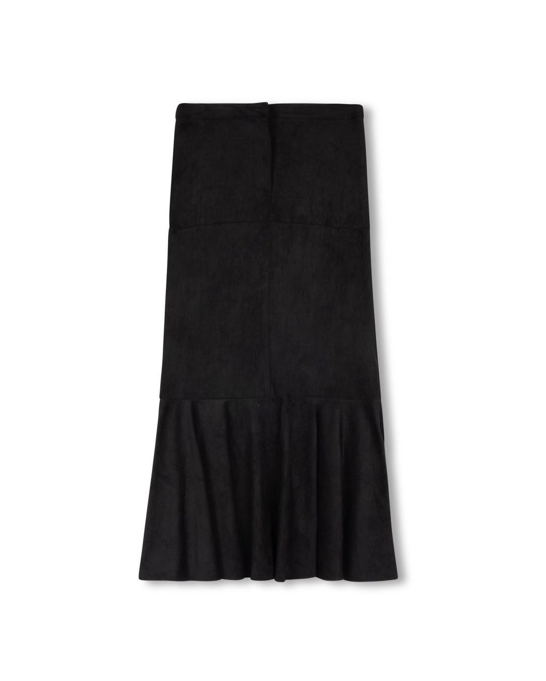 Suede Fit And Flair Skirt