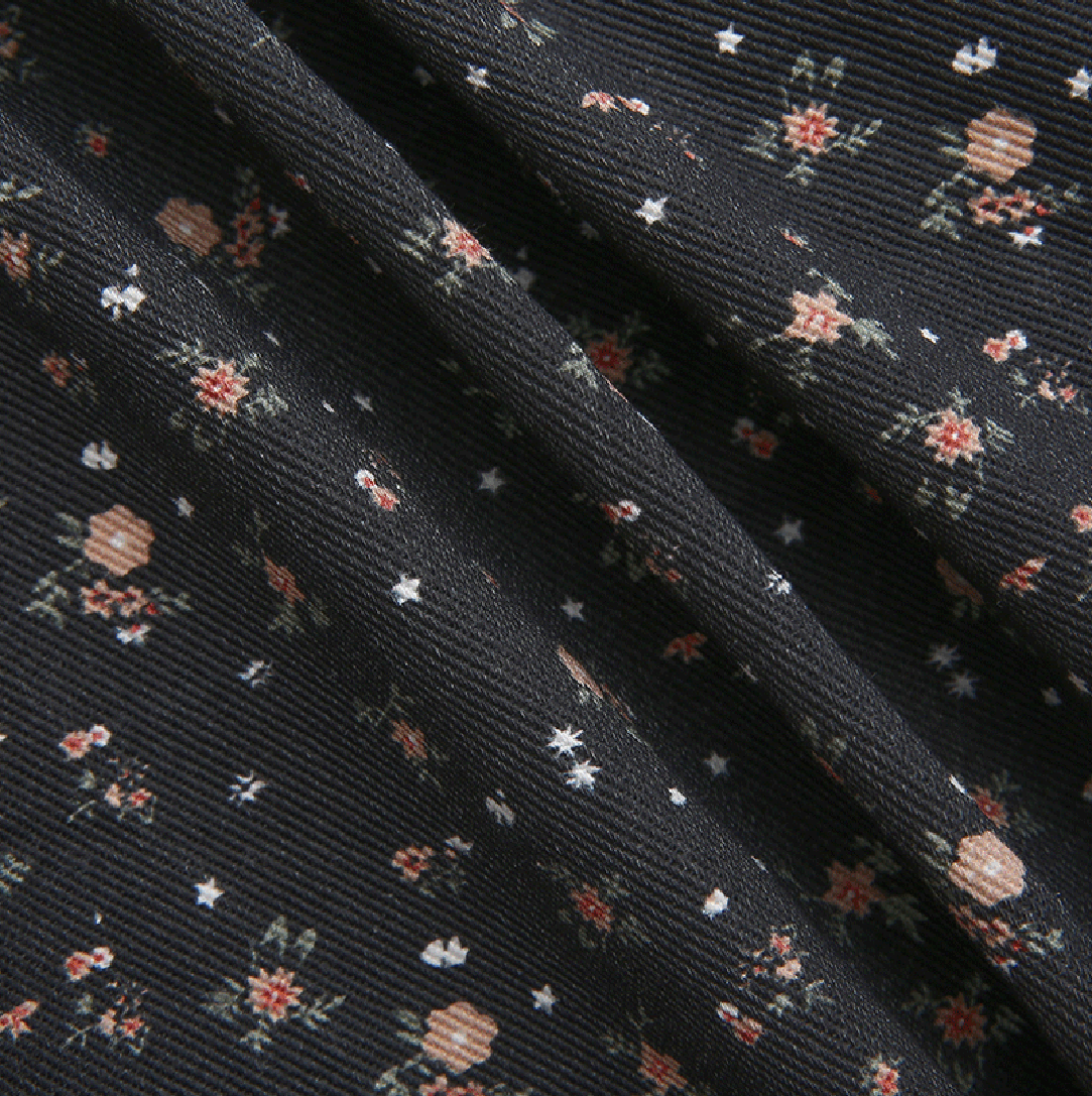 Bayne Canvas Floral Print Skirt