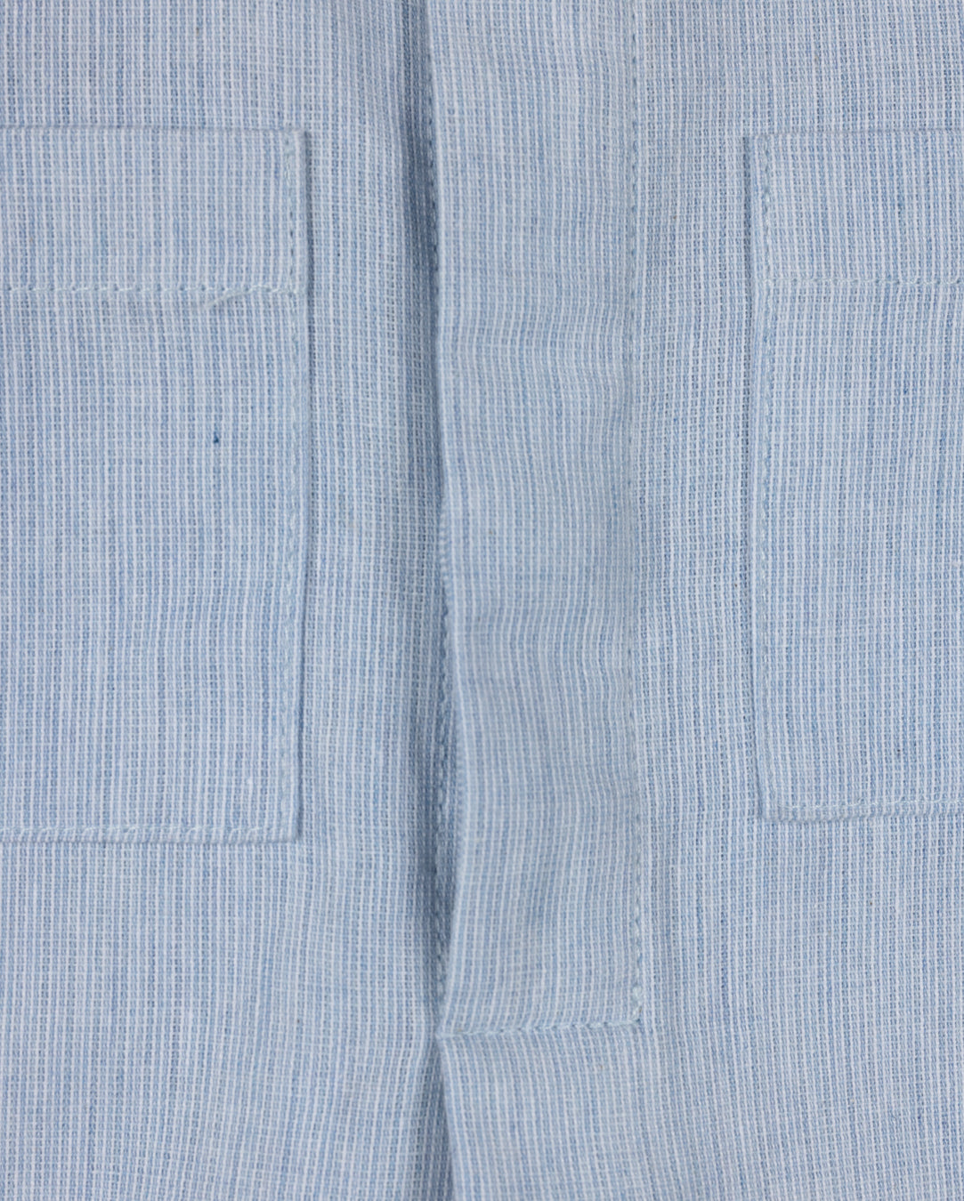 Textured Henley Blouse And Shorts