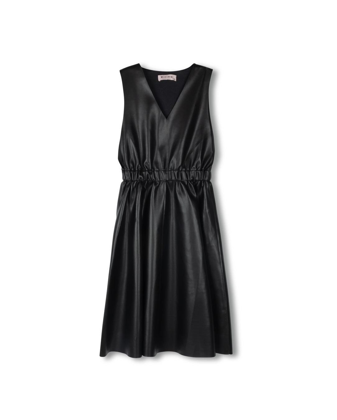 V-Neck Leather Jumper C-21829