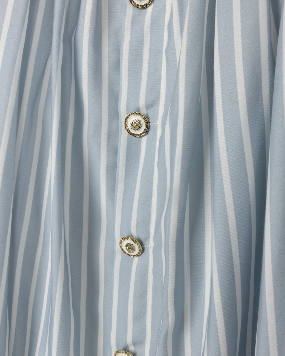 Striped Poplin Skirt