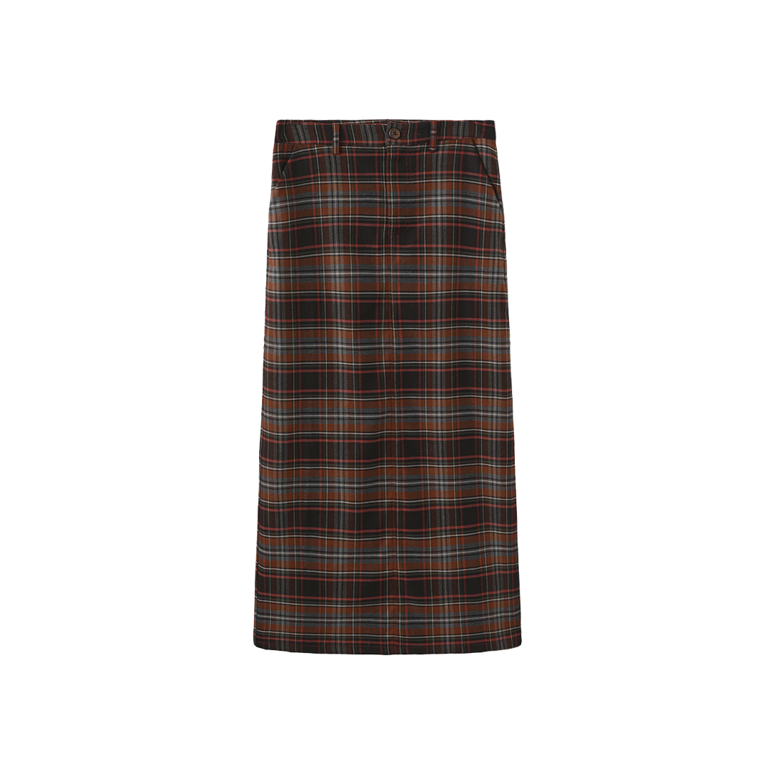 Straight Maxi Wool Skirt