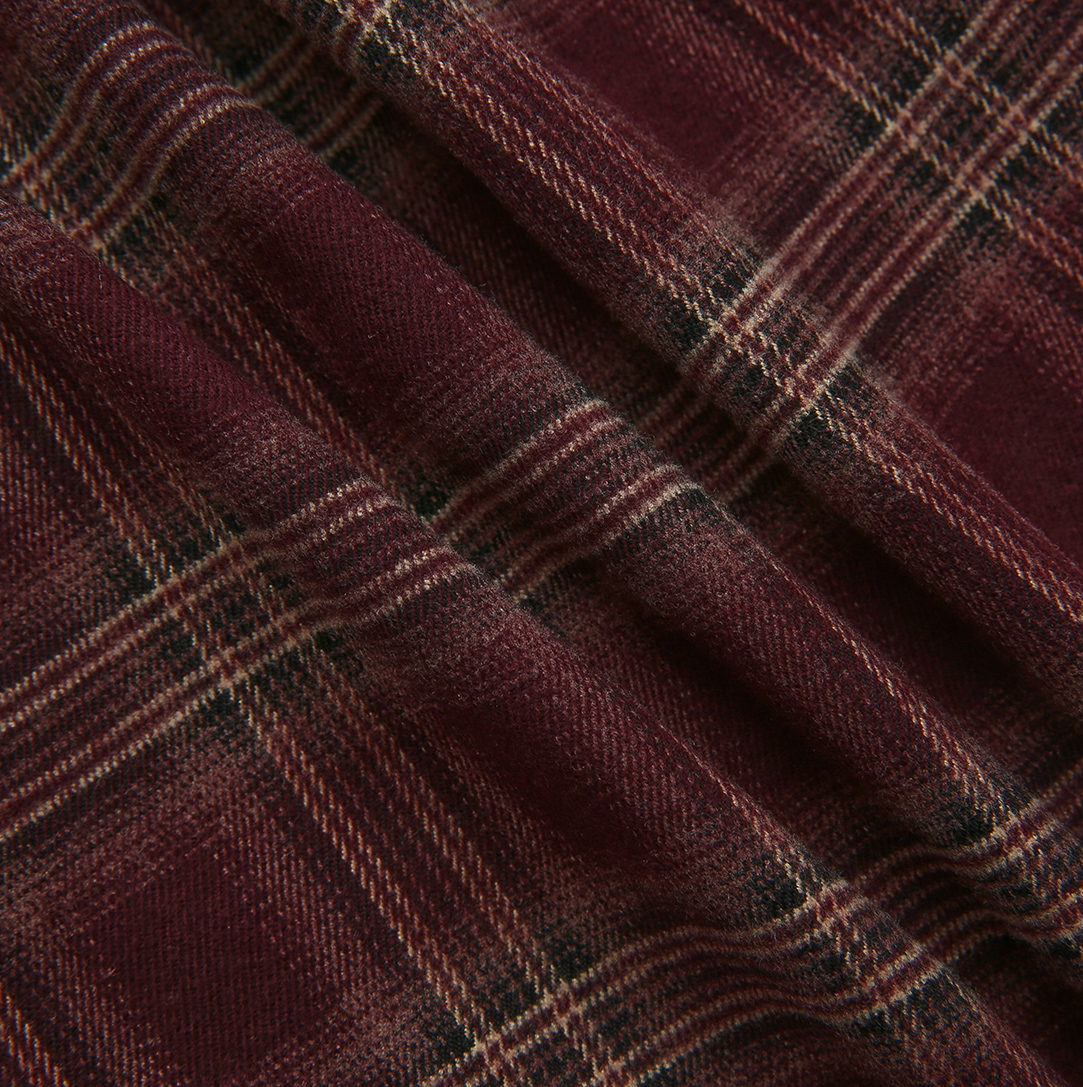 Contrast Collar Plaid Jumper