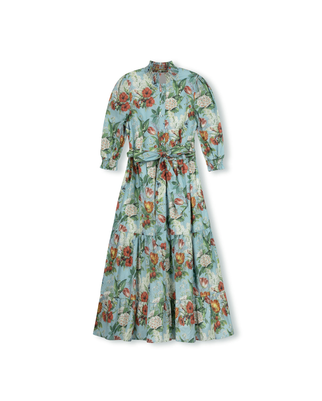 Fruit Floral Print Dress