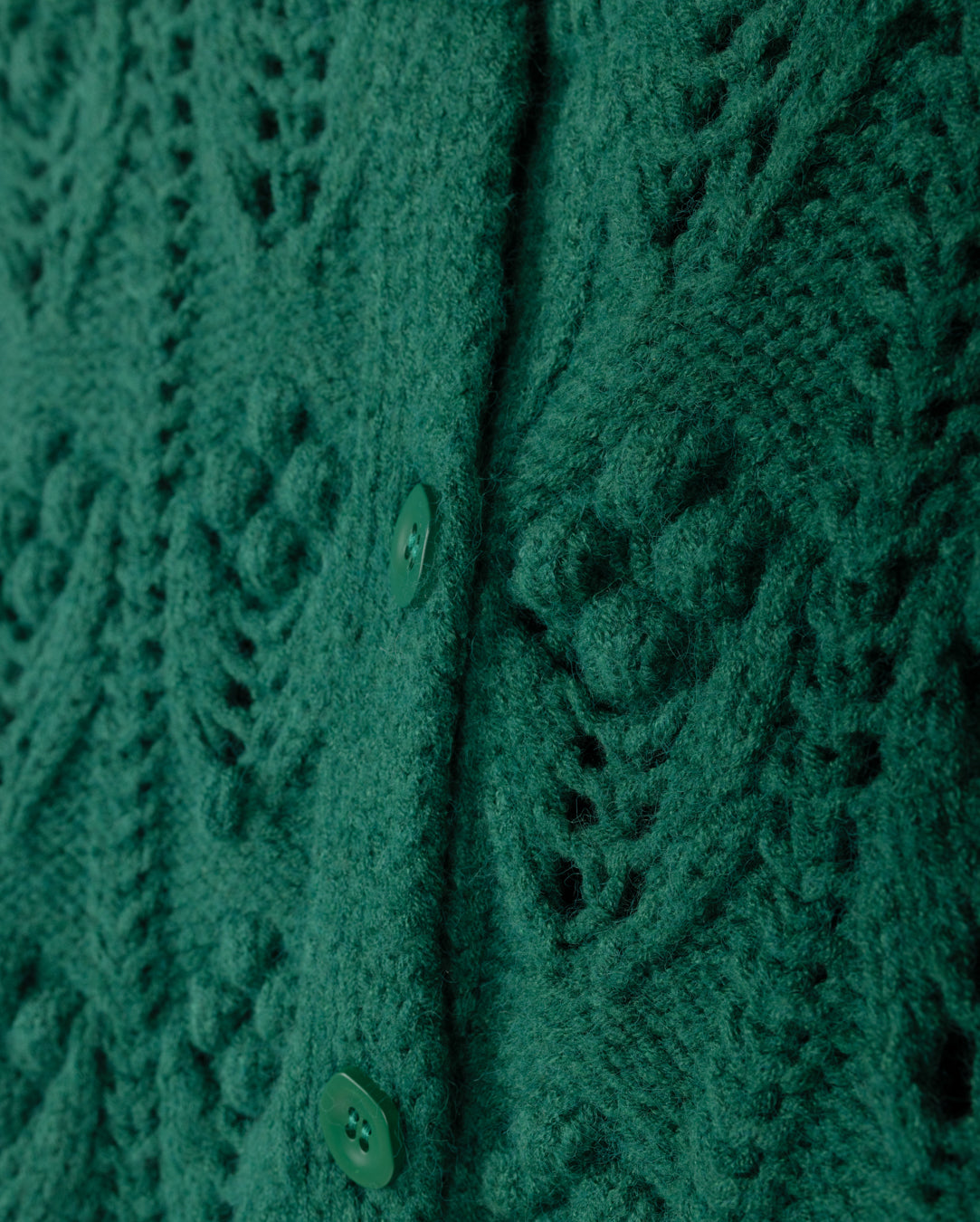 V-Neck Bubble Flower Cardigan