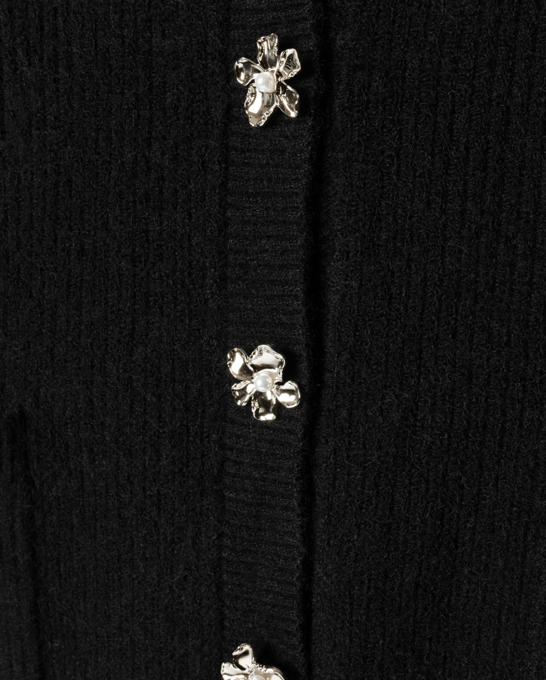 Crystal Button Cardigan