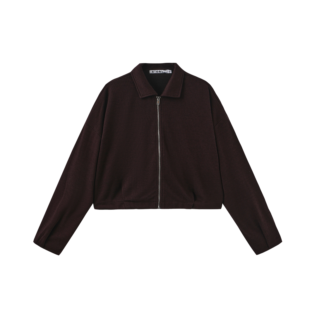 Soft Stretched Crop Jacket