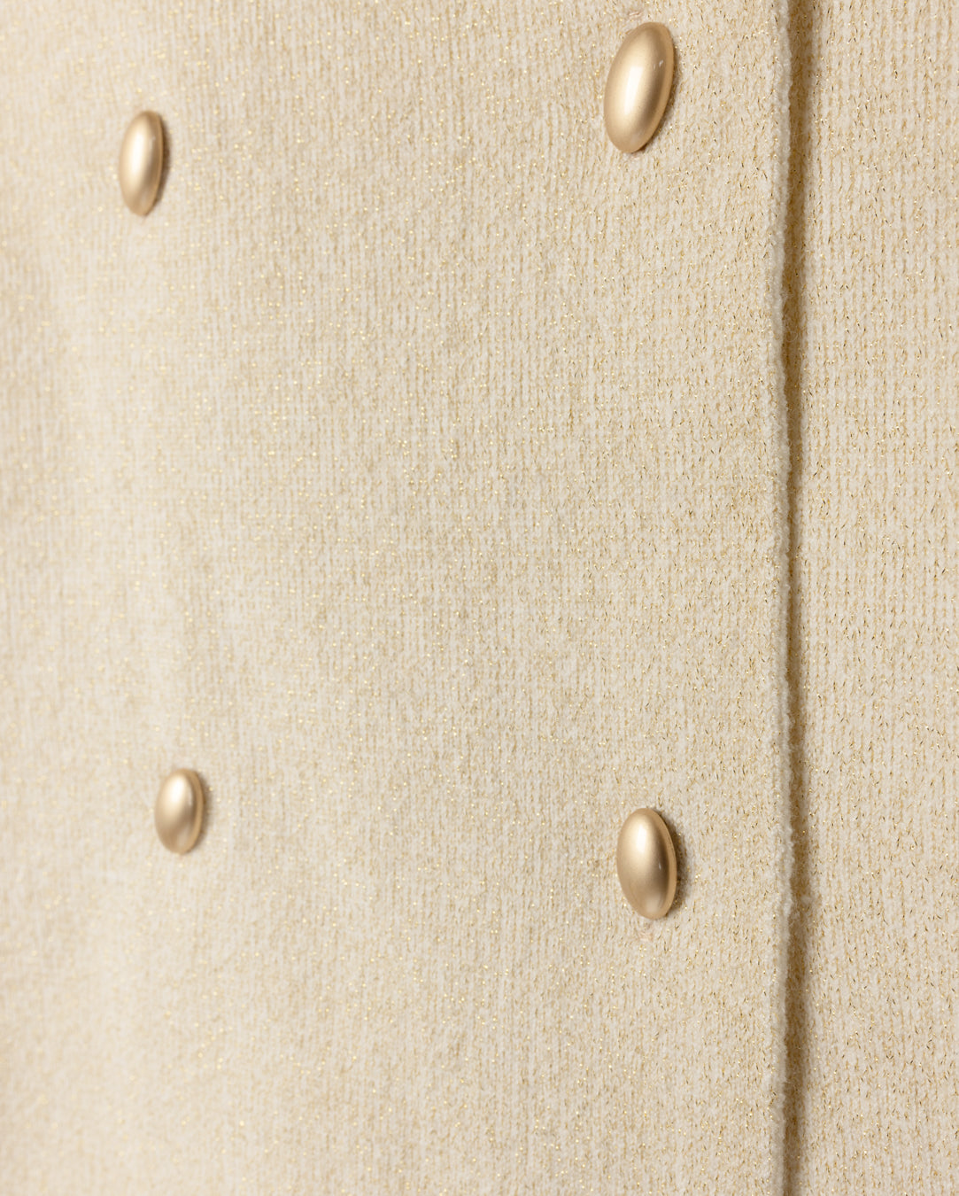 Metallic Knit Double Breasted Blazer