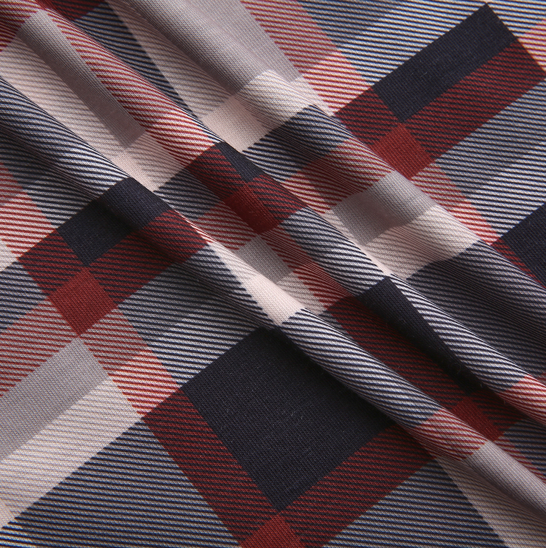 Plaid Fitted Turtlenecks
