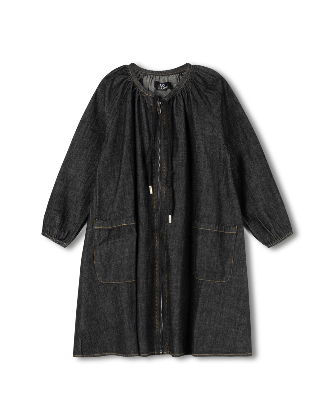 Denim Swing Zipper Dress