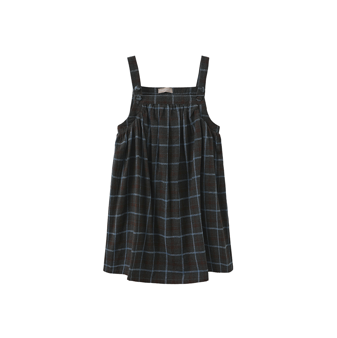 Round Wool Plaid Jumper