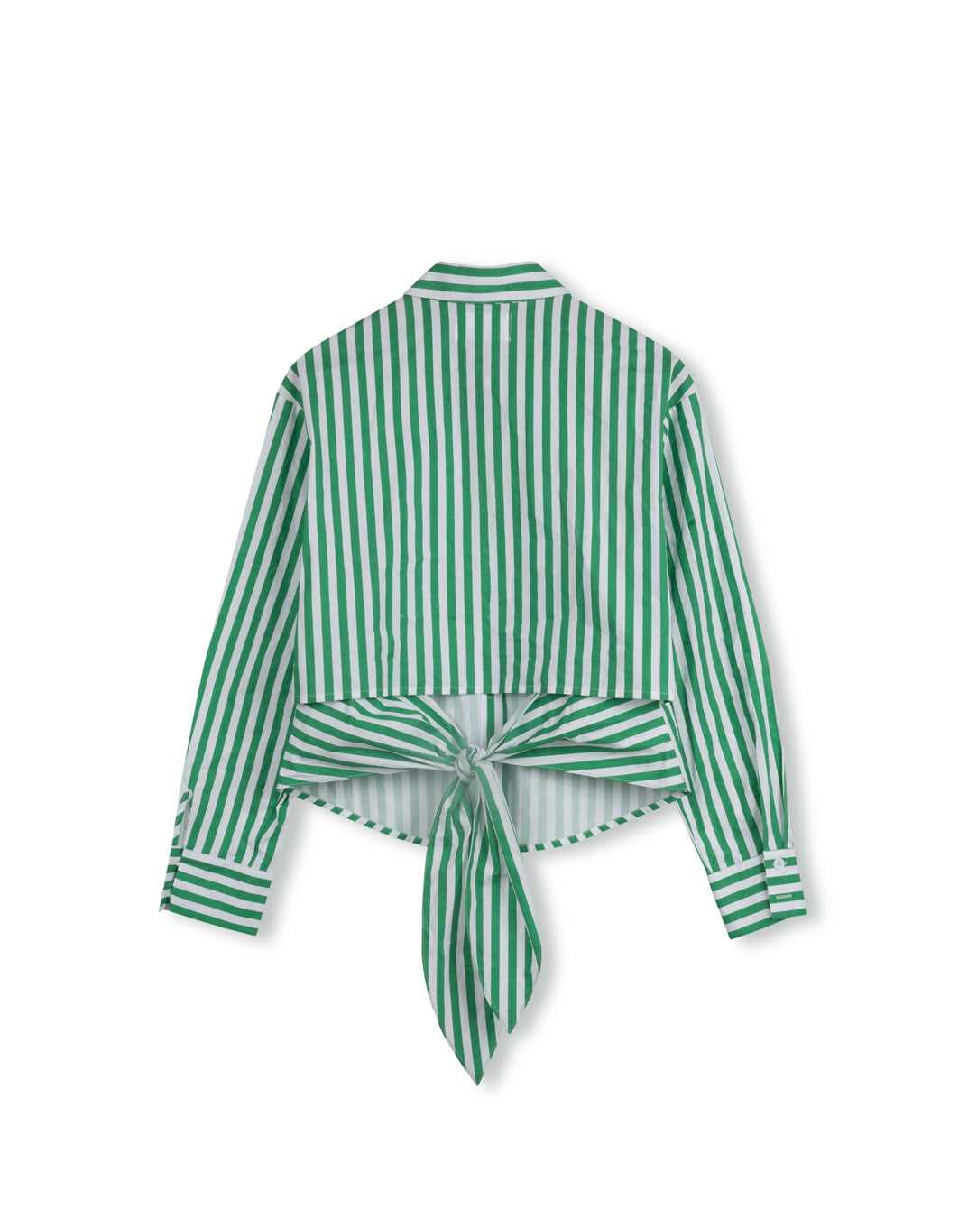 Back Tie Striped Blouse - Junees