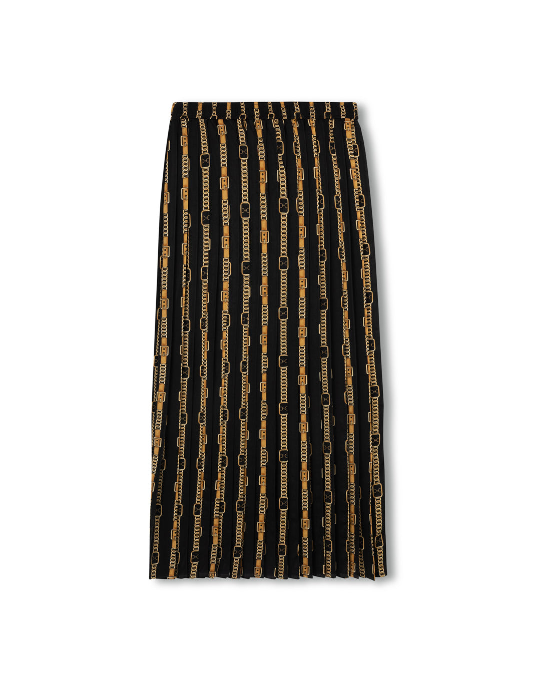 Chain Pleated Skirt