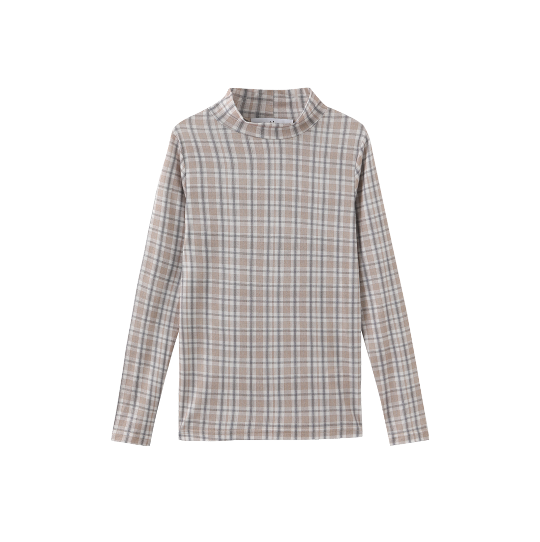 Printed Layering Mock Neck