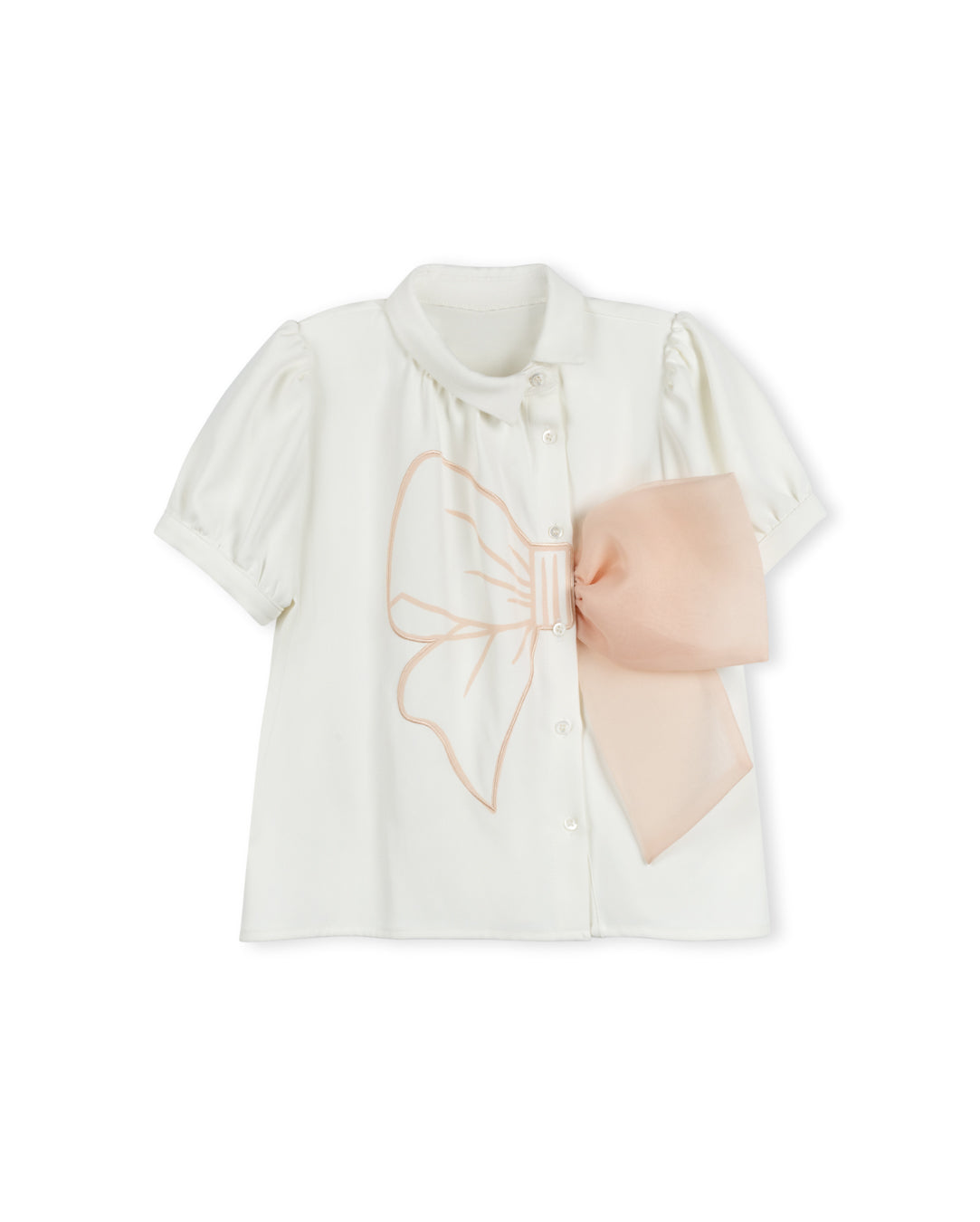 Combo A-line Pop Up Bow Blouse