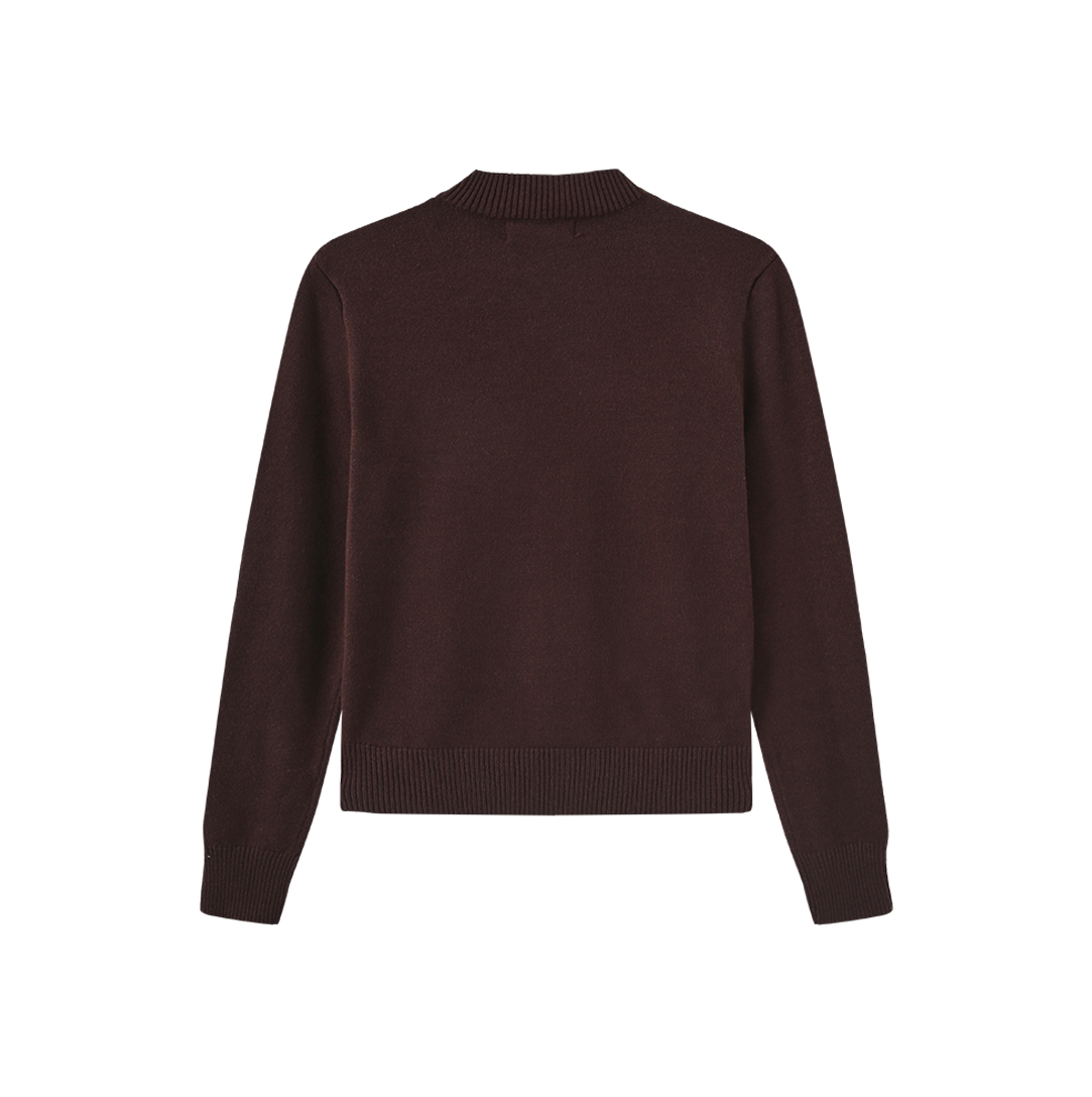 Carol Plaid Knit Sweater